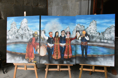 Ünlü sanatçıların kültürel değerlerle bütünleştirildiği serginin geliri LÖSEV&#039;e bağışlanacak