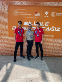 Erzurum&#039;da lise öğrencileri "Trafik kazası tespit ve bildirim sistemi" projesi ile Türkiye ikincisi oldu