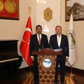 Moritanya Büyükelçisi Sid&#039;Ahmed El Bekaye Hamady Kars Valiliğini ziyaret etti