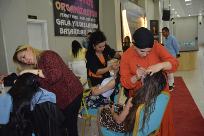 Berber ve güzellik uzmanları Tatvan'da buluştu