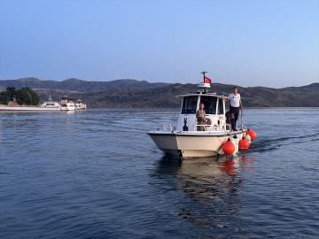 Tunceli&#039;de feribottan atlayan kişinin bulunması için çalışmalar sürüyor