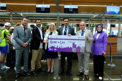 Air Cairo Sabiha Gökçen Havalimanı&#039;na uçuş başlattı