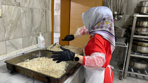 Erzurum&#039;da ihtiyaç sahipleri için aşevi kuruldu