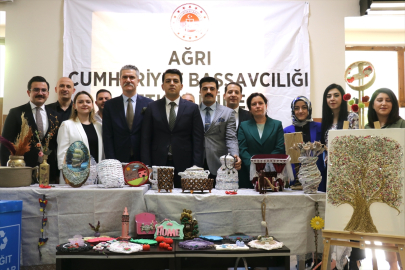 Ağrı'da adliye bahçesine fidan dikildi