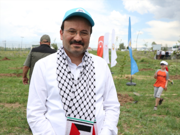 Erzurum'da "Filistin ve Doğu Türkistan Hatıra Ormanı" oluşturuldu