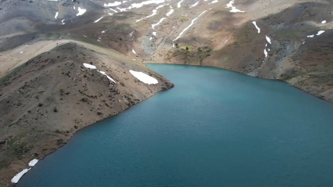 Erzincan&#039;daki Aygır Gölü doğaseverlerin uğrak noktası oluyor