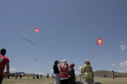 Doğubayazıt'ta öğrenciler Kızılay öncülüğünde düzenlenen uçurtma şenliğinde buluştu