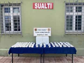 Hudut birlikleri Van&#039;da 38 kilo 500 gram metamfetamin ele geçirdi