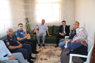 Elazığ&#039;da şehit aileleri ve gazilere bayram ziyareti