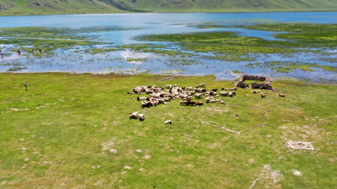 Geçen yıl kuruma noktasına gelen Meydan Boğazı Göleti, yağışlarla eski seviyesine ulaştı