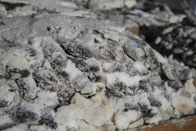 Van&#039;da tuzlanarak kurutulmuş 5 ton inci kefali ele geçirildi