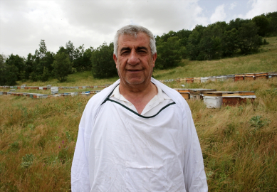 Gezgin arıcılar Hizan&#039;ın zengin floralı yaylalarında bal mesaisinde