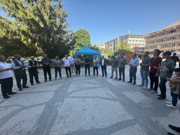 Van&#039;da bayramlaşma ve Gazze için dua programı düzenlendi