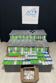 Hakkari&#039;de 446 cep telefonu ele geçirildi