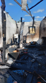 Kars&#039;ta evde çıkan yangın söndürüldü