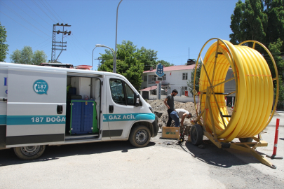 Malazgirt&#039;te doğal gaz çalışmaları sürüyor