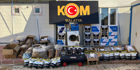 Malatya&#039;da kaçakçılık operasyonunda 2 şüpheli yakalandı