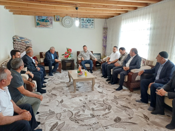 Malazgirt Kaymakamı Bayram&#039;dan Kıbrıs gazisi Cebe&#039;ye ziyaret