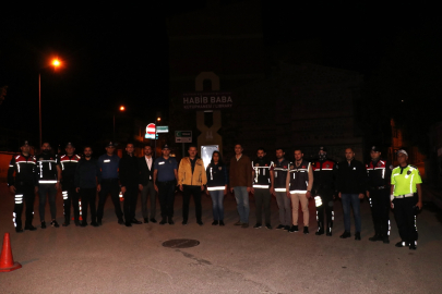 Erzurum&#039;da 150 polisin katılımıyla huzur uygulaması yapıldı