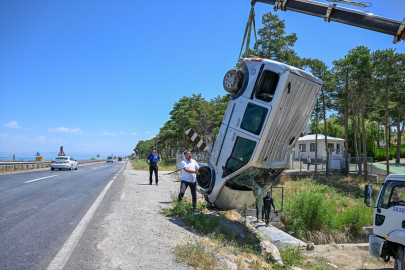 Van&#039;da kanala düşen araçtaki 2 kişi öldü, 1 kişi yaralandı