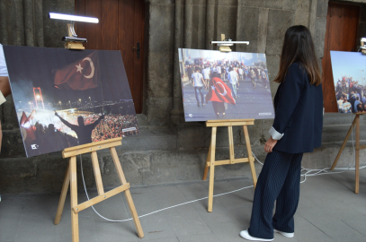 Erzurum'da "Milletin Zaferi" 15 Temmuz Resim ve Fotoğraf Sergisi açıldı
