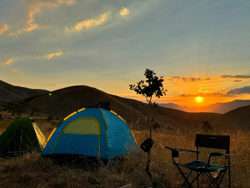 Malatyalı doğaseverler dedelerinin izinde yaylalarda kamp yapıyor