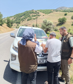 Tunceli&#039;de kaçak balık avlayan 2 kişiye 10 bin 480 lira ceza