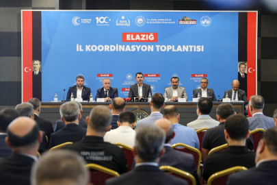 Çevre, Şehircilik ve İklim Değişikliği Bakanı Murat Kurum, Elazığ&#039;da konuştu:
