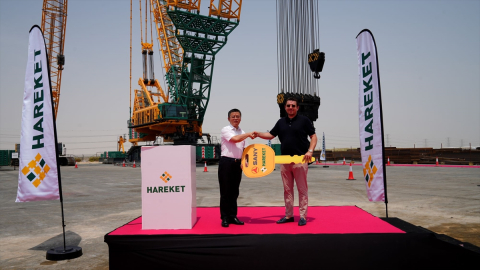 Hareket Proje&#039;den 2 bin 200 tonluk paletli vinç yatırımı