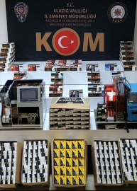 Elazığ'da 110 bin makaron ele geçirildi