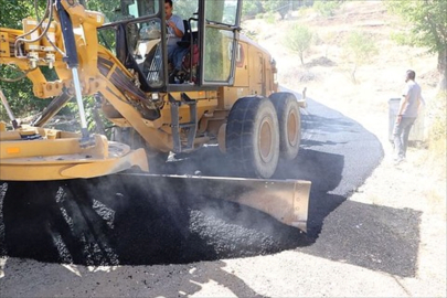 Keban&#039;da köy yollarında bakım ve onarım çalışması