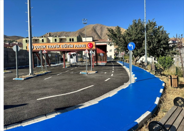 Hakkari&#039;de  Çocuk Trafik Eğitim Parkı onarıldı