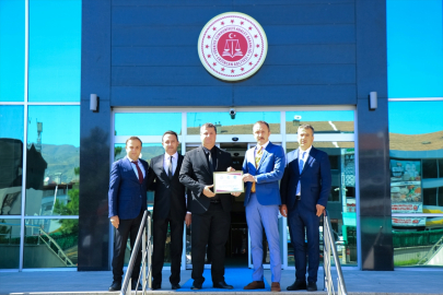 Erzincan Adliyesi'ne "Erişilebilirlik Belgesi" verildi