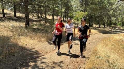 Yetenek taramasında keşfedilen şampiyon atlet Ebrar Gümüş yeni başarılar peşinde