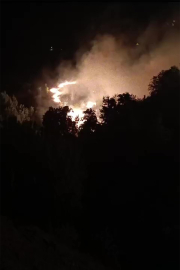 Elazığ'da ormanlık alanda çıkan yangına müdahale ediliyor