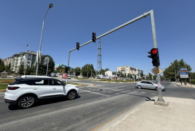 İsrail, Elazığ'da trafik ışıklarıyla protesto edildi