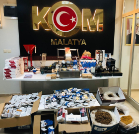 Malatya&#039;da kaçakçılık operasyonunda 2 şüpheli yakalandı
