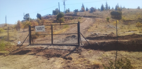 Keban ilçesindeki Ulupınar köyüne ek mezarlık alanı tahsis edildi