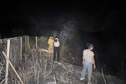 GÜNCELLEME 2 - Tunceli&#039;de ormanlık alanda çıkan yangın söndürüldü