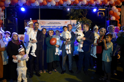 Bitlis Vakıflar Bölge Müdürlüğünce sünnet ettirilen 20 çocuk için şölen düzenlendi