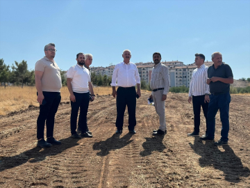 Doğanşehir'de deprem konutları için alternatif yol çalışması yapılıyor