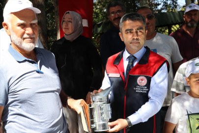 Erzurum yaylalarında organik bal üretimi için arıcılara kovan desteği