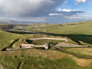 Erzurum'un asırlık tabyalarından "Sivişli" ihtişamını koruyor