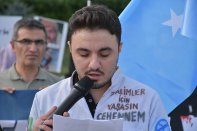 Erzurum&#039;da sağlık çalışanları Gazze için "sessiz yürüyüş" yaptı