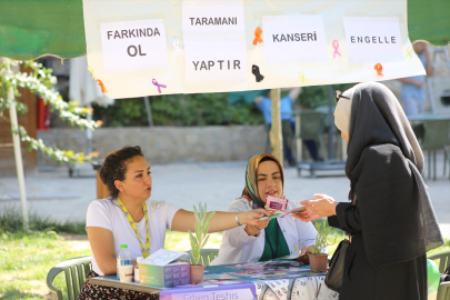 Darende kanser hastalığına karşı farkındalık standı açıldı