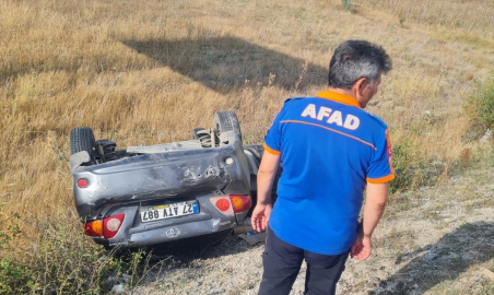 Erzincan’da iki otomobilin çarpışması sonucu 6 kişi yaralandı
