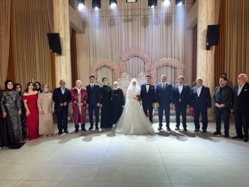 Isparta&#039;daki komşu ilçelerin eski kaymakamları, Erzurum&#039;da evlendi