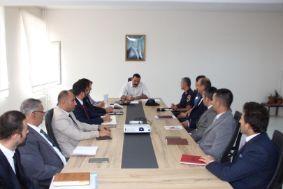 Ağın'da İlçe İdare Şube Başkanları Toplantısı yapıldı