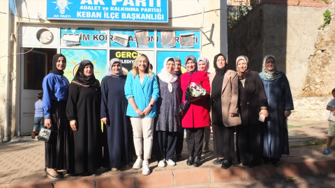 AK Parti Sivas Milletvekili Rukiye Toy, Keban&#039;ı ziyaret etti