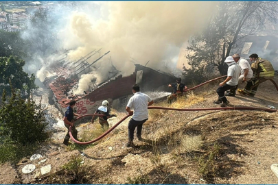 Mamak’ta otluk yangını felakete dönüştü